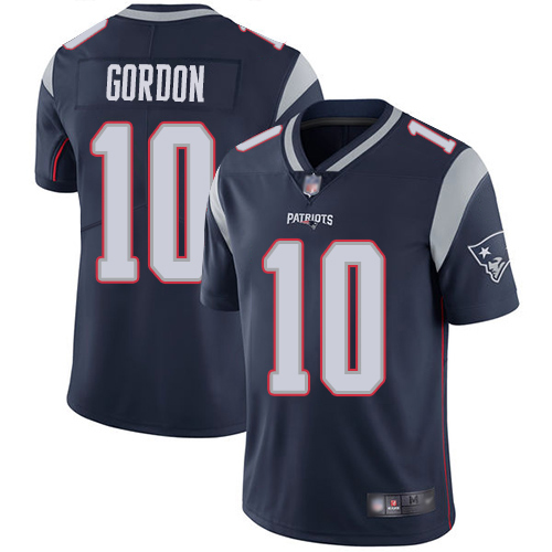 New England Patriots Football 10 Vapor Limited Navy Blue Men Josh Gordon Home NFL Jersey